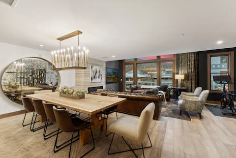 Main St Penthouse | Private Rooftop Hot Tub & Fire