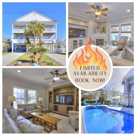 Spacious 8BR/6BA Duplex with Private Pool