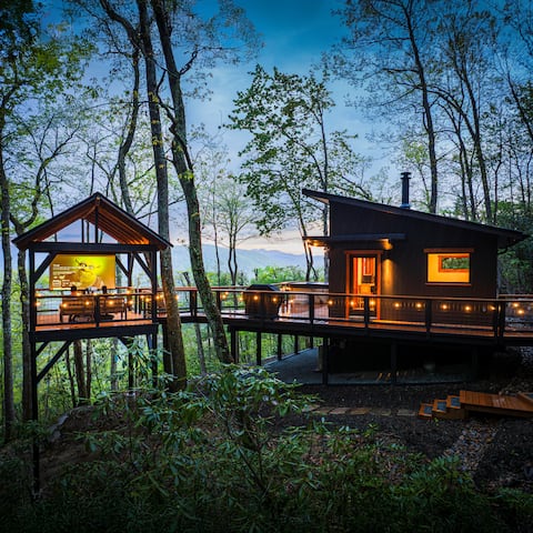 Hot tub-Mtn Views-Indoor/Outdoor Projector-FirePit