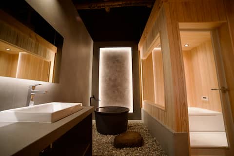 [Entire Taisho-style townhouse for 8 people] 24-hour private sauna | Downtown stay | Jusanbangai Bui