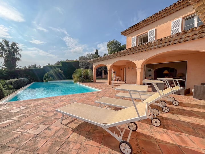 Villa Provençale De Charme – Piscine & Vue Mer - Sainte-Maxime