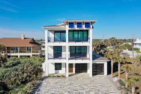 Oceanfront Flagler Beach Escape | 5BR, Sleeps 12