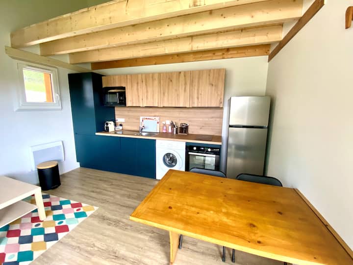 2 Lodges Vue Lac – 4 Pers – Clim Et Plage à Pied - Lac de Chalain