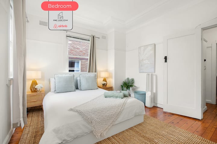 ห้องนอนที่เซอร์วิสอพาร์ทเมนท์และบ้านพักตากอากาศระดับหรู