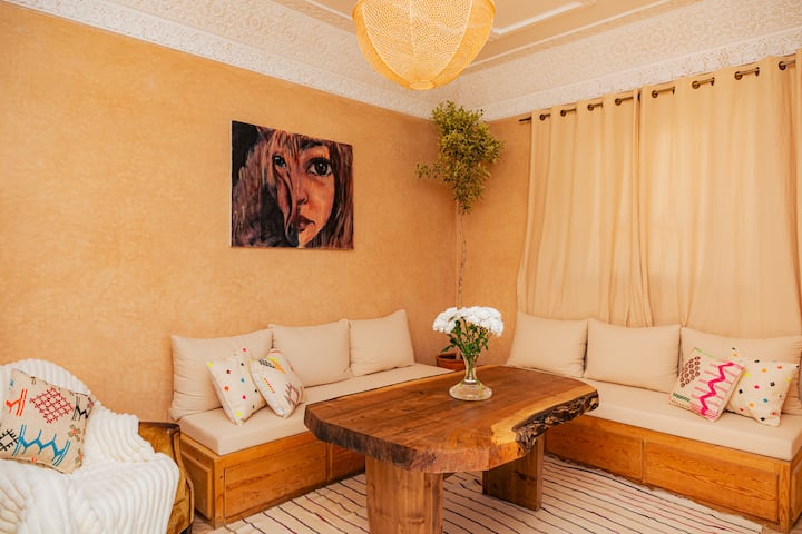Stylish Boho Apt |Easy Parking |Balcony+fast Wifi - Essaouira
