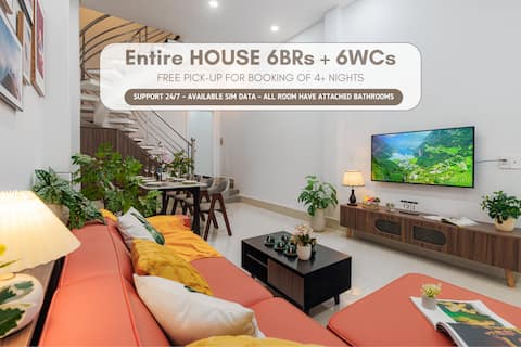 NEW entire 6BRs with attached 6WCs*centre*Bui Vien