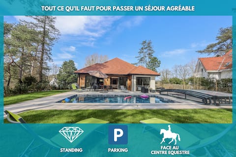 Villa Léo, facing the Equestrian Center & Pool