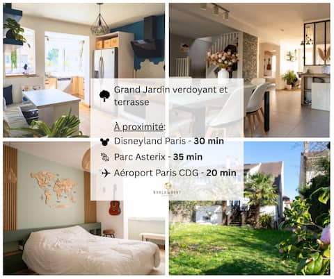 Family Home for 10 – Garden – Near Disneyland