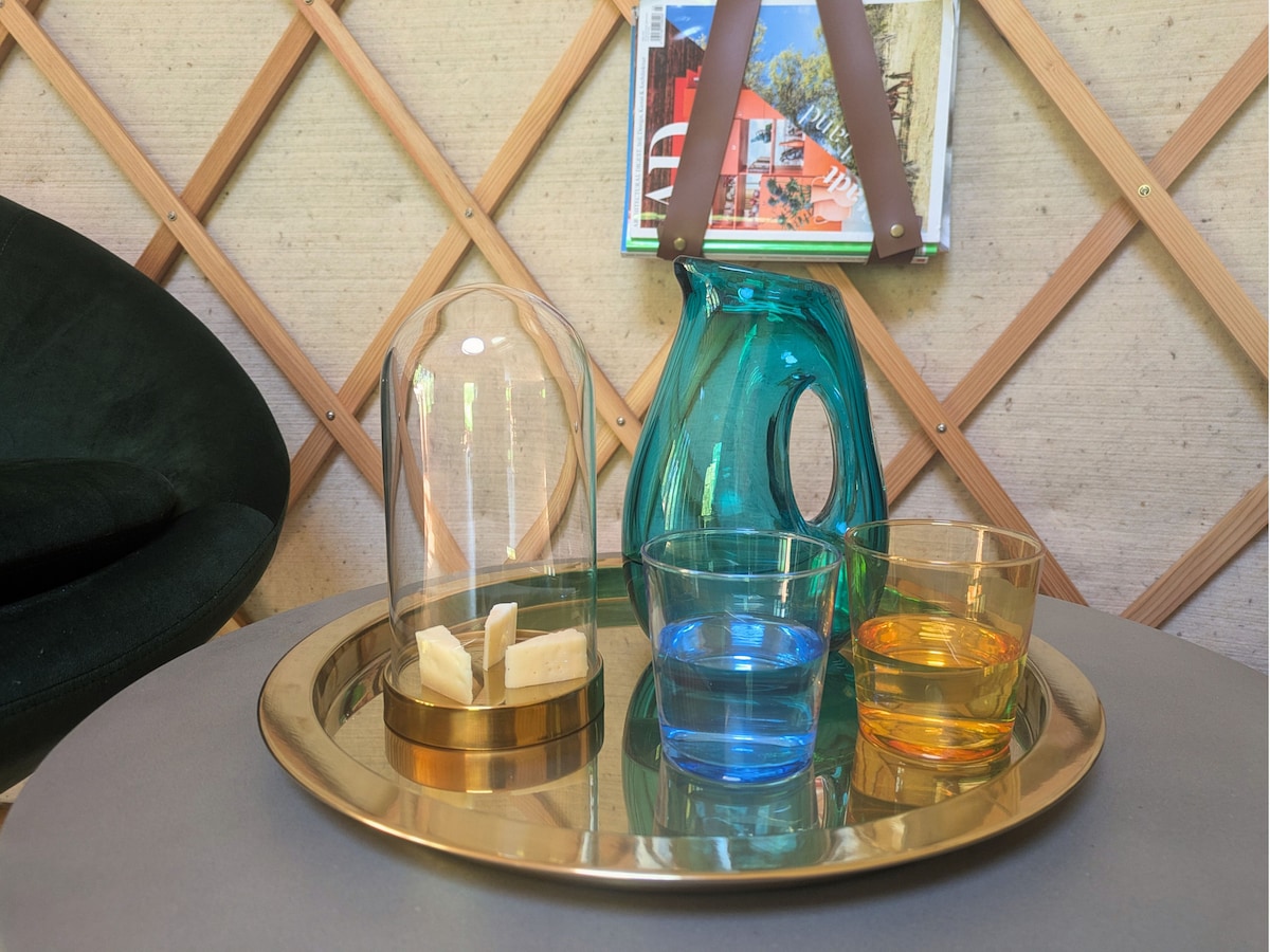 Top Airbnb: Yurt with wood-burning stove, sauna and starry sky in Mecklenburgische Seenplatte