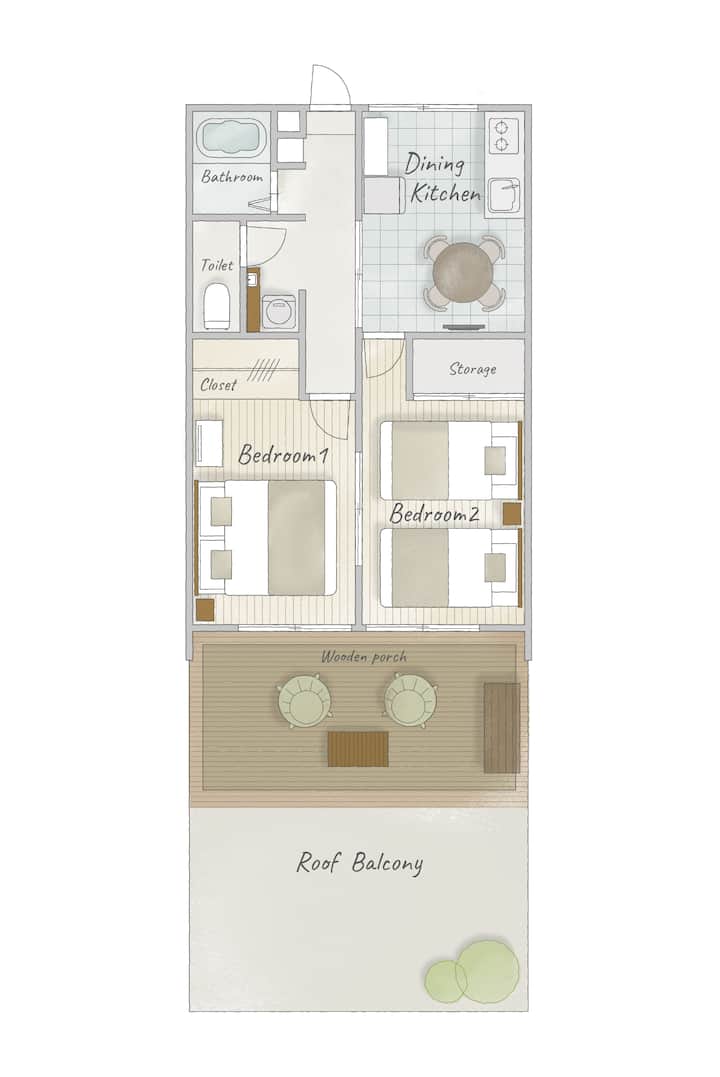 4min Walk｜near Taxfree Mall, Aquarium｜private Stay - 多賀城市