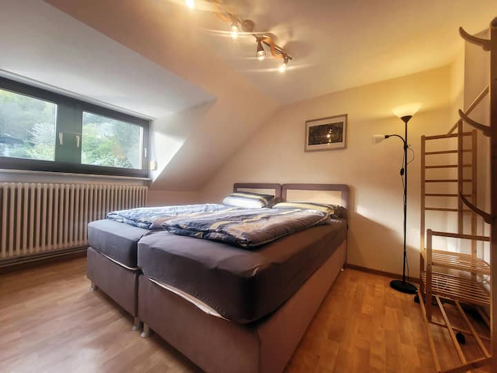 King size-säng & massor av ljus: Njut av ditt rum i Trier-lägenheten!