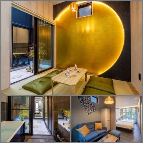 [New Building] Tennoji, 3 mins / Garden and semi-open-air bath / BBQ available on the rooftop terrac