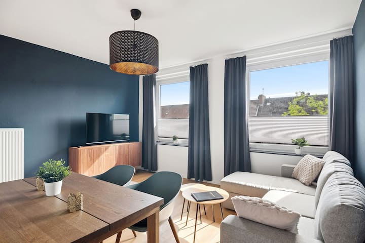 Stilvolles 3-zimmer Apartment | Balkon | Zentral - Bremerhaven
