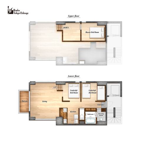 Rimba Tokyo Oshiage PH| Skytree View| 3BR/80㎡ max6 gallery image 5