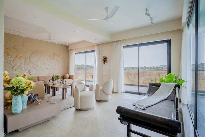 Staymaster Casa D'amaaya | 4br | Field View | Pool - Anjuna