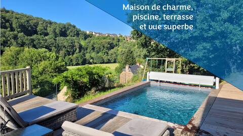 Charming house, superb view and large terrace