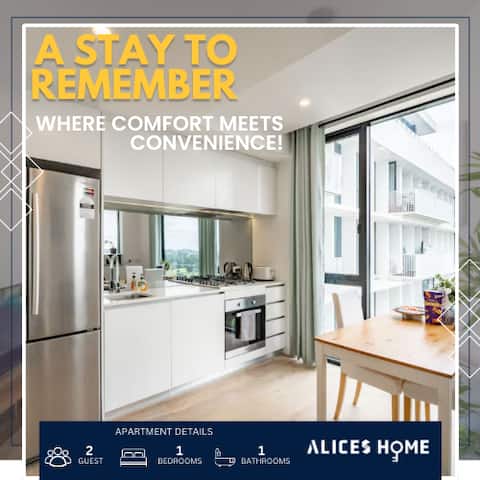 Spring Hill: City Views: 1BR 1BA Apt + PoolGym M14