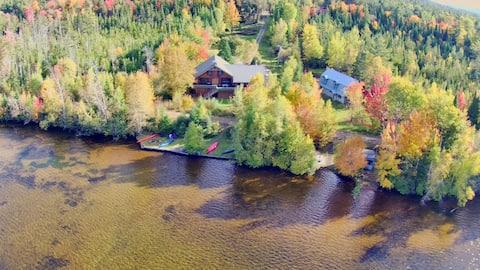 Large Lakefront Home in Lake Clear