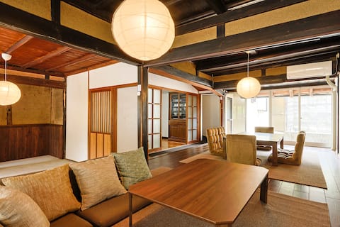 (11 people) Kominka with sauna and whirlpool bath | 1-minute walk from Yoshino/Miyataki River Exchan