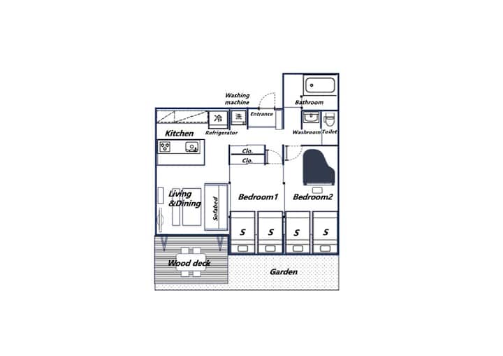 Walk To Ghibli | Cozy 2br: Family + Bbq & Piano - Toyota