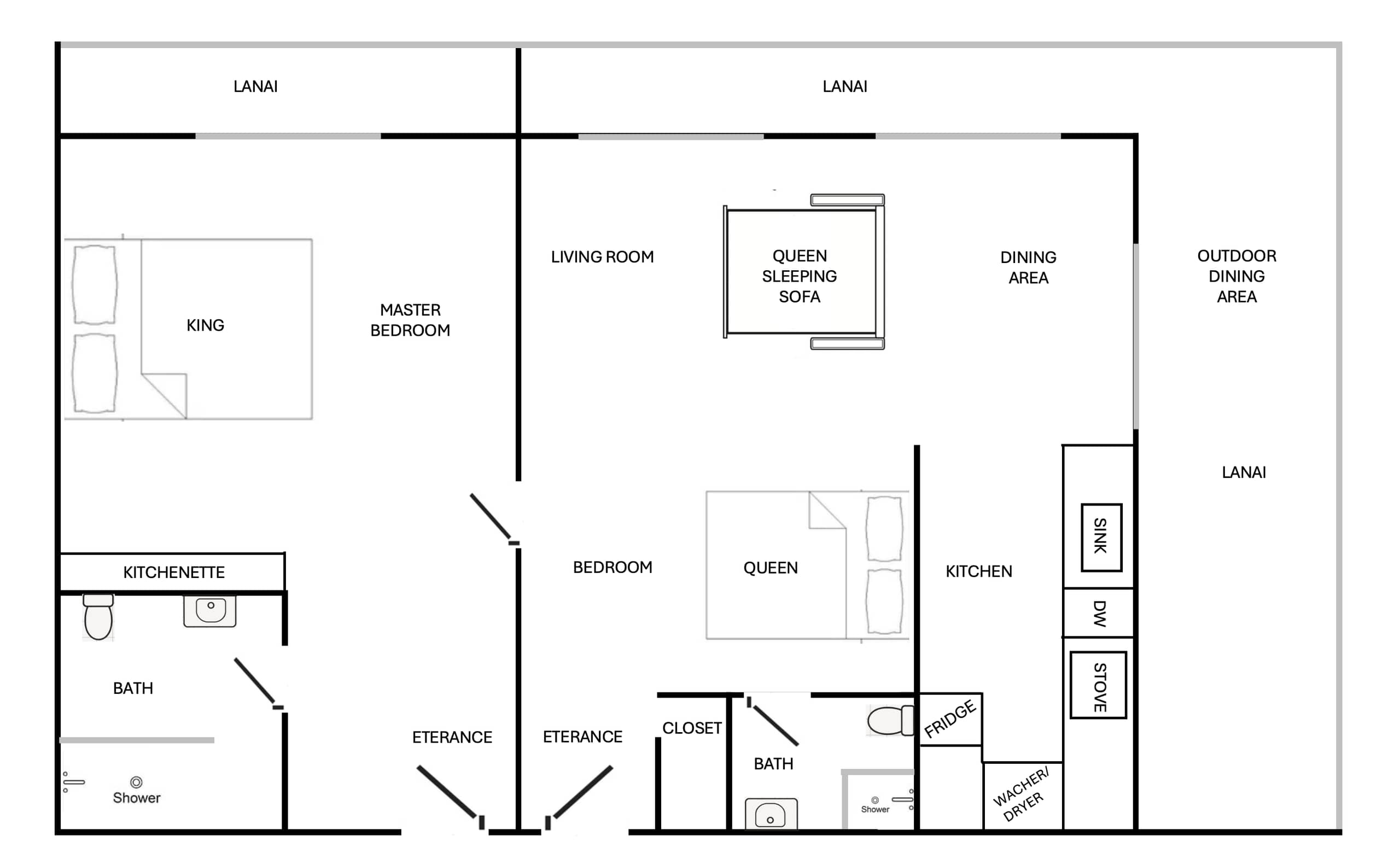 Condo in Honolulu · ★4.95 · 1 bedroom · 3 beds · 2 private baths - Image 17