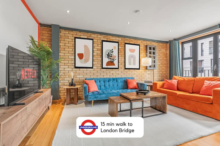 Industrial 2 Bed | London Bridge, Sleeps 6 - London