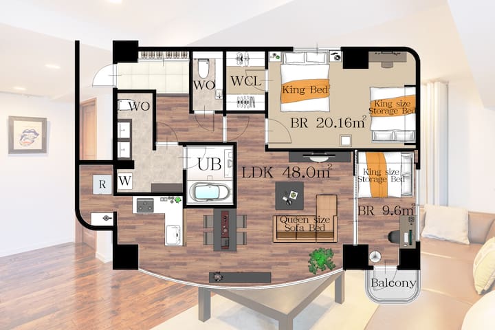 Zen Luxe Retreat: Roomy & Serene 6min to Shinjuku gallery image 5