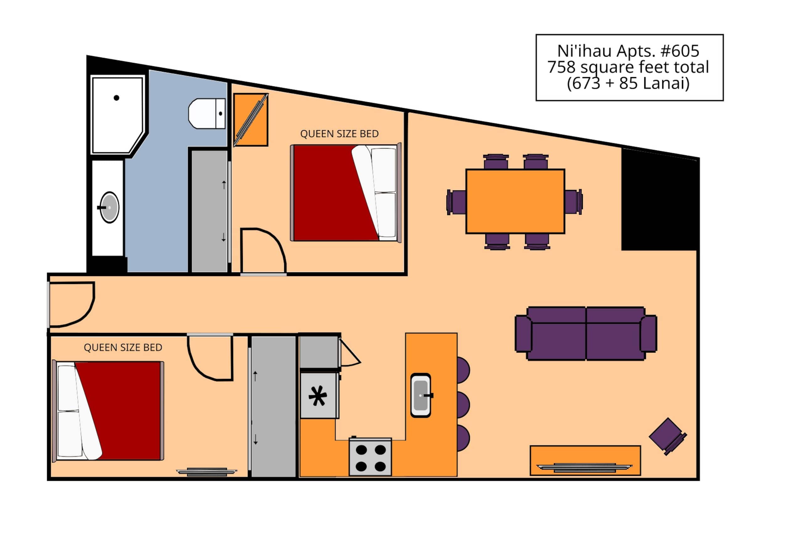 Condo in Honolulu · ★4.73 · 2 bedrooms · 3 beds · 1 bath - Image 20