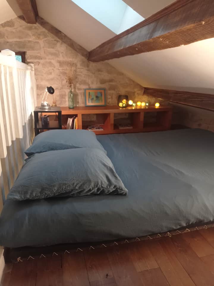 Couchage d'appoint mezzanine