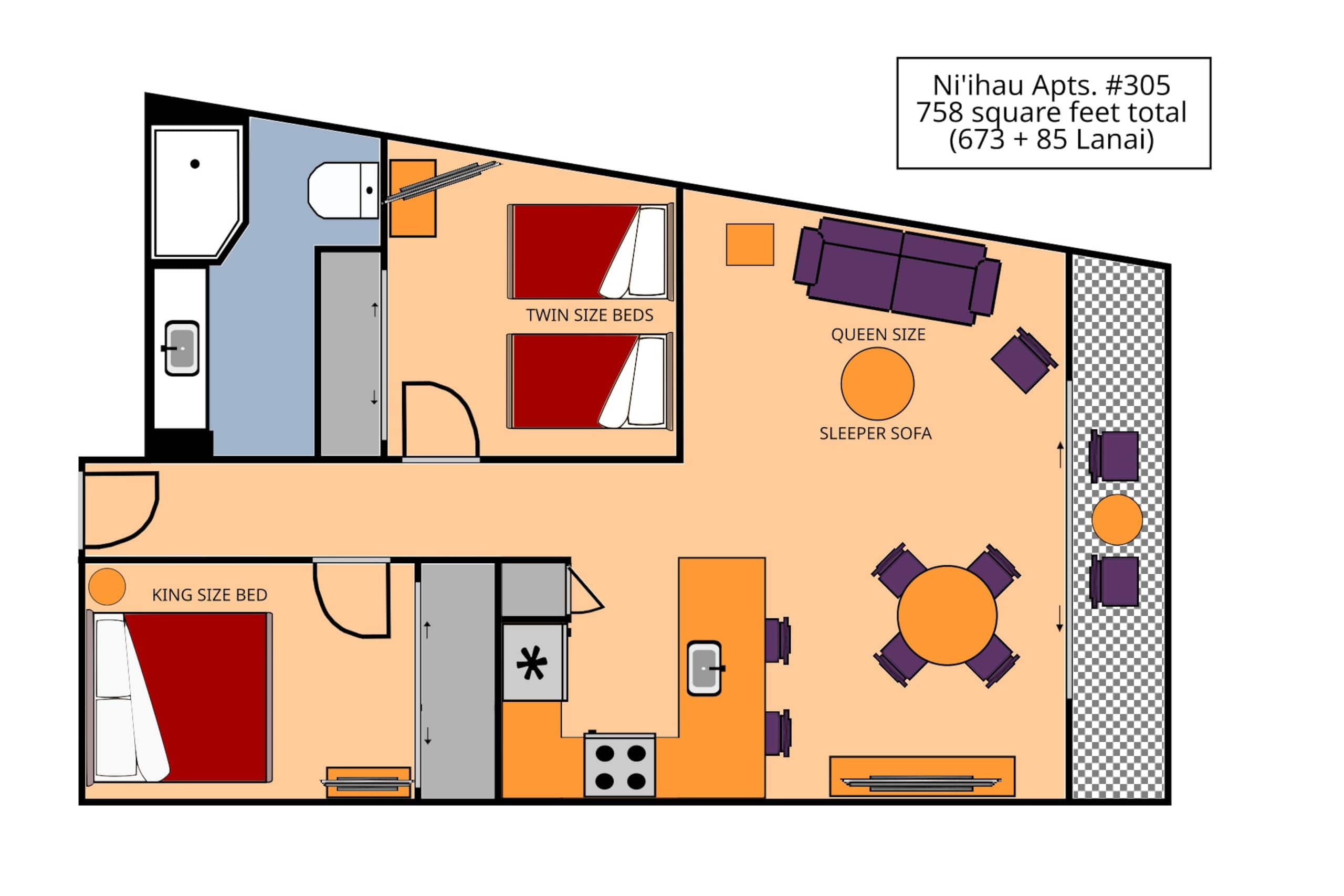 Condo in Honolulu · ★4.44 · 2 bedrooms · 4 beds · 1 bath - Image 32