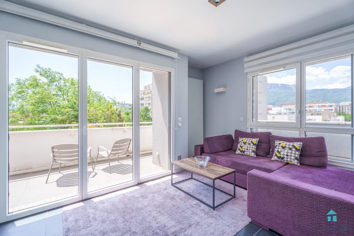 Suite Premium Quattro Avec Balcon & Parking - Grenoble