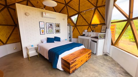 Top Airbnb: Dome overlooking the mountains em Bueno Brandão