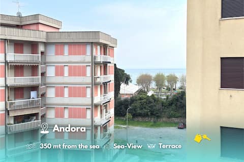 [250 meters from the beaches] Relax with a terrace overlooking the sea