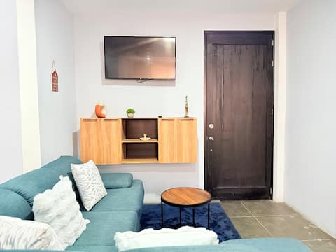 Top Airbnb: Apartment with two bedrooms and fast Wi-Fi in Santa Lucía Del Camino