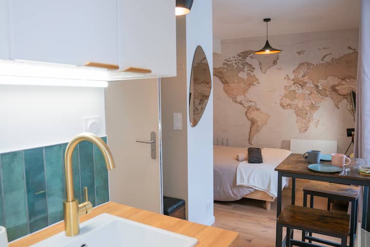 "Le Globe-trotteur" Tout Confort Proche Gare - Saint-Brieuc