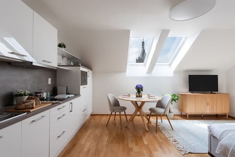 Attic apartment in Centre with Air conditioning