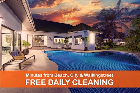 Villa Waree minutes to City and Beach