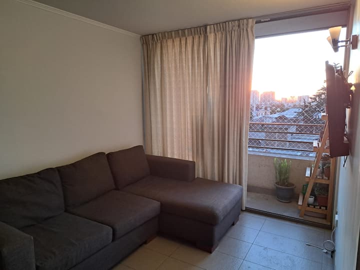 Departamento Céntrico A Pasos Del Metro Con 2 Hab. - Independencia