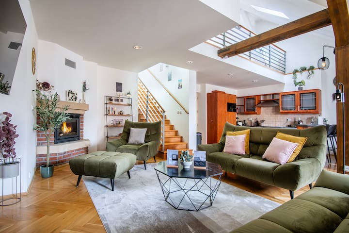 Duplex 165m² *Bridge VIEW*30 Sec to Charles Bridge