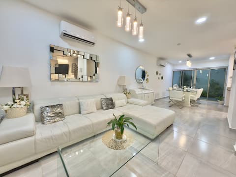 Top Airbnb: Modern House in Cancun: Family Relaxation in Supermanzana 329