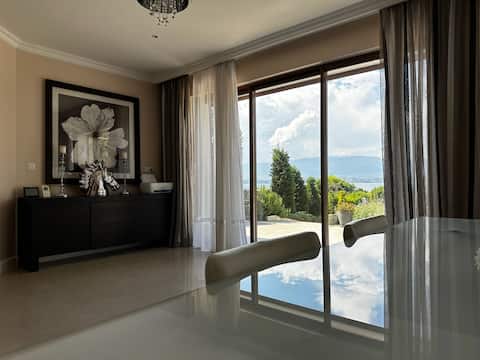 Villa with a lake view