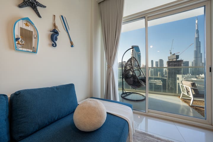 Top Floor With Full Burj Khalifa View 2718 - Dubai Airport (DXB) 