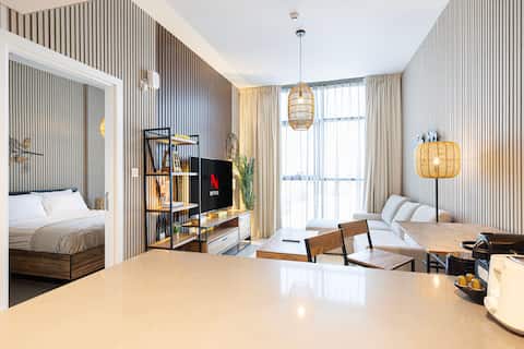 1BR The Sharjah Aura by Blue Cloud Holidays