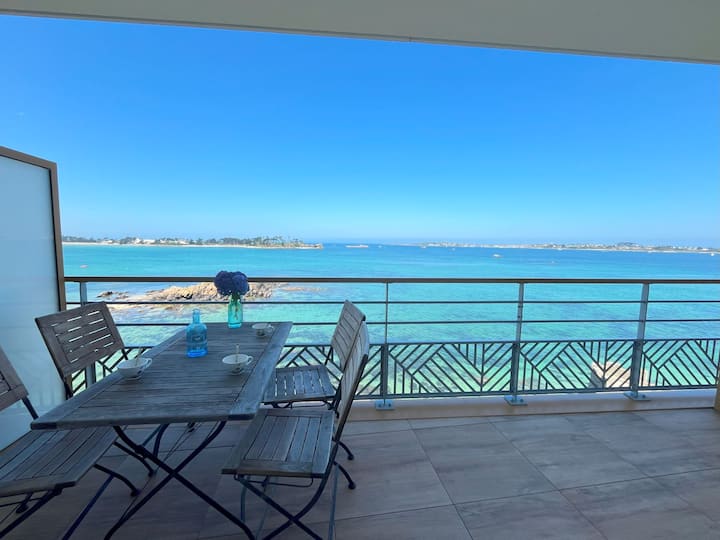 T3 Spacieux 80 M² Vue Mer Imprenable - Roscoff
