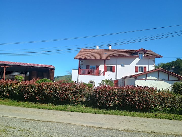 Gite Av Terrasse Dans Une Ferme - Etxexuriko Borda - Itxassou