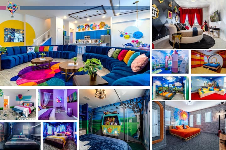 A Tribute To Animation | Luxury Villa | 32 Guests - Orlando
