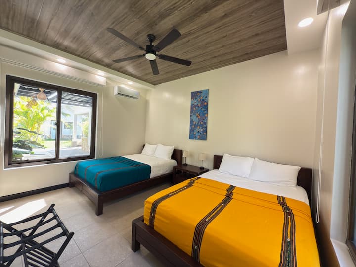 Bedroom #3 with two queen beds and private bathroom