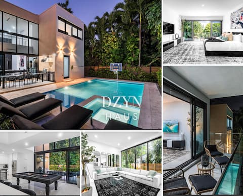 NEW 5BR Miami Luxury Home—w/Private Pool+Billiards