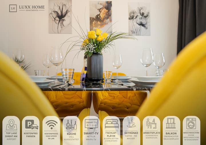 Luxx Home Mm, Airport- Für 7 Personen-parken-küche - Memmingen