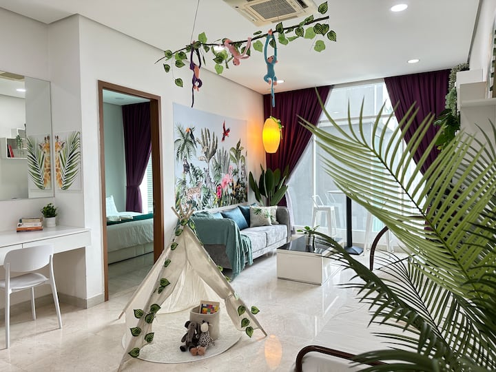 Rainforest Retreat | 2br Gorgeous Trx Skyline View - 吉隆坡
